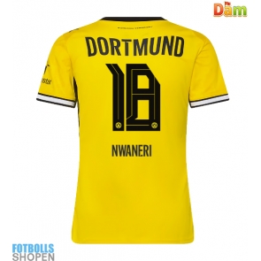Billiga Borussia Dortmund Ethan Nwaneri #18 Hemmatröja Dam 2026-27 Kortärmad